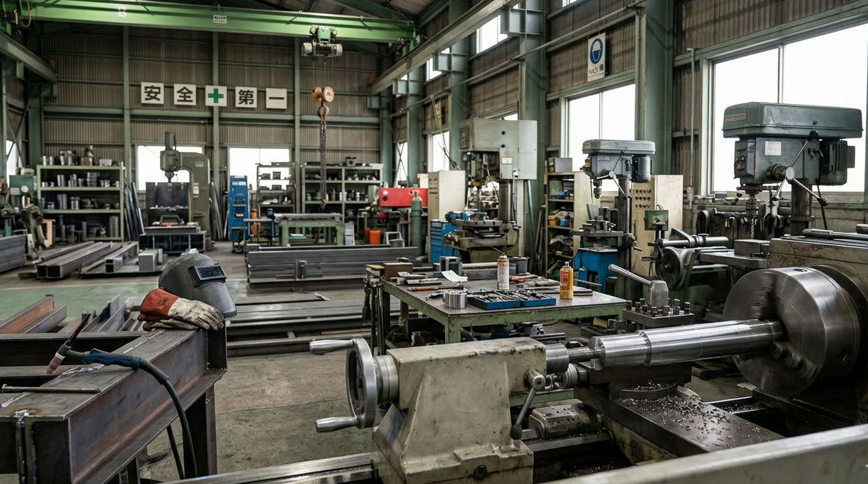 長町研磨の工場