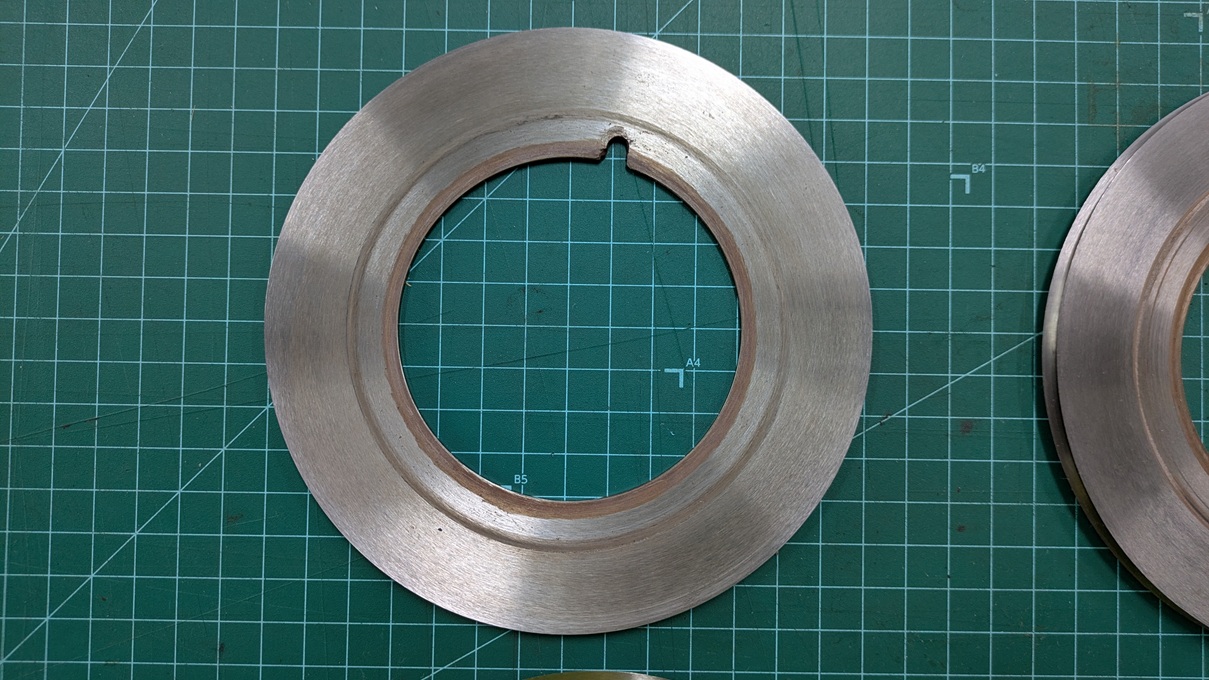 不織布切断用スリッター刃 研磨後 全体